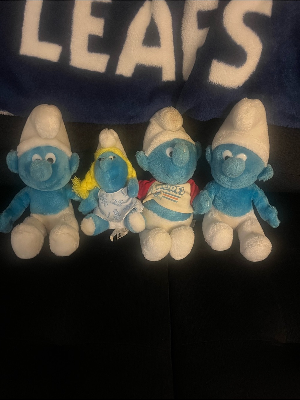 Smurf Plush Toy Set - Blue and White Plush Characters